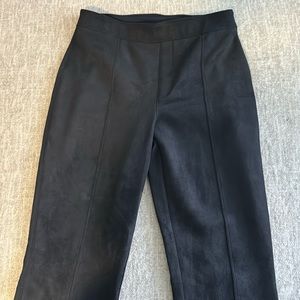 Like new SPANX suede black trousers